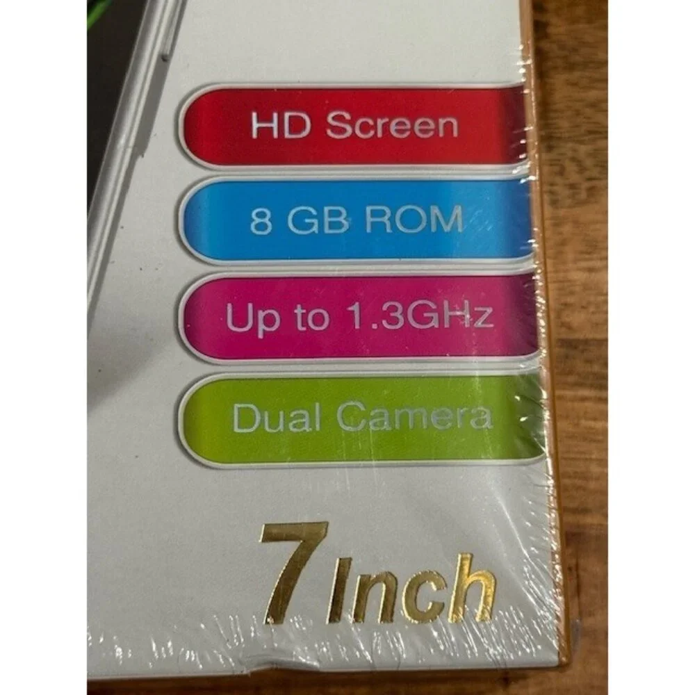 iRola DX758 Pro Black 7 in Quad Core 8GB Android 4.4 KitKat Tablet HD Sealed New
